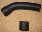 Cut hose sections.