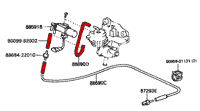 7M-GTE Heater Valve Vacuum Diagram